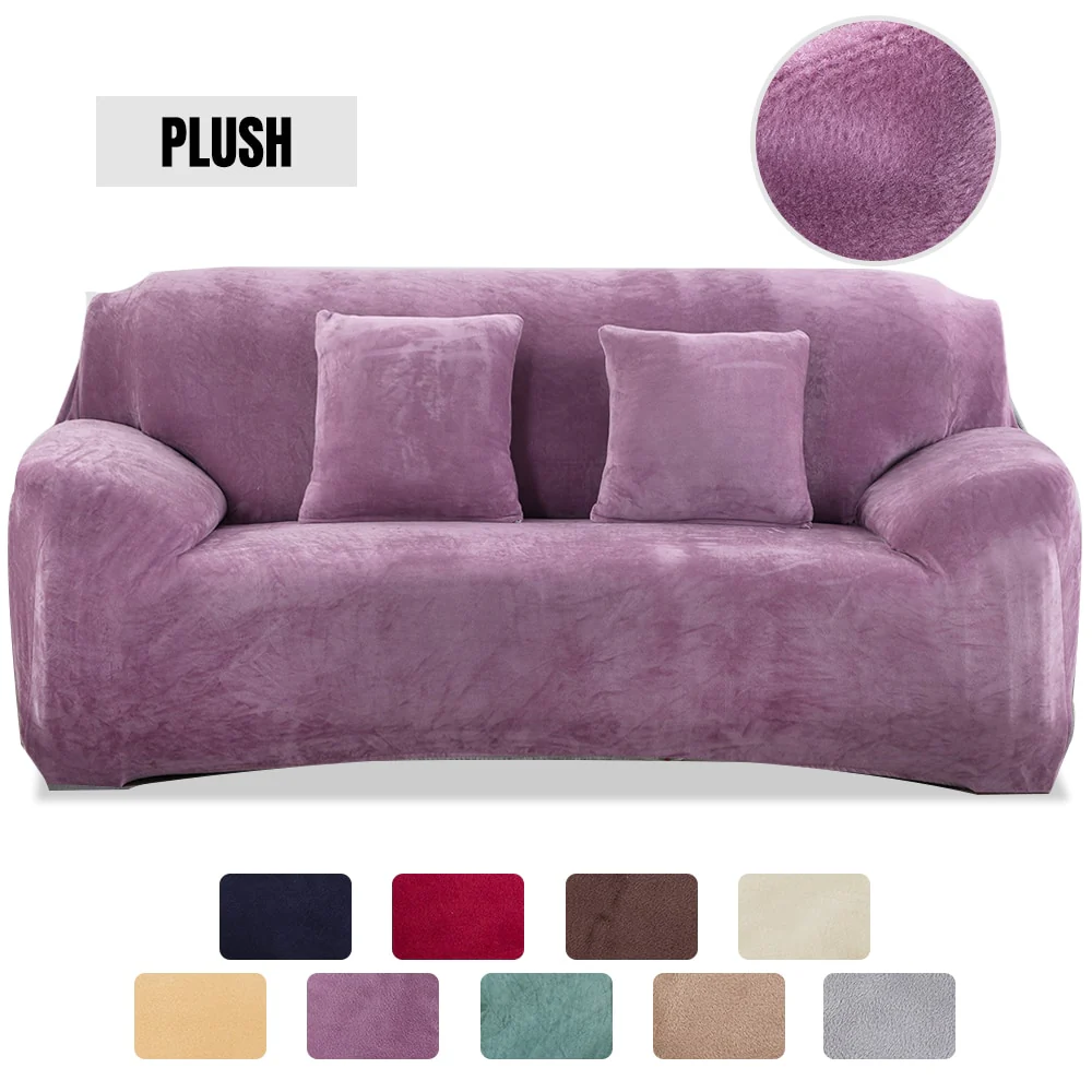 Plush Sofa Cover